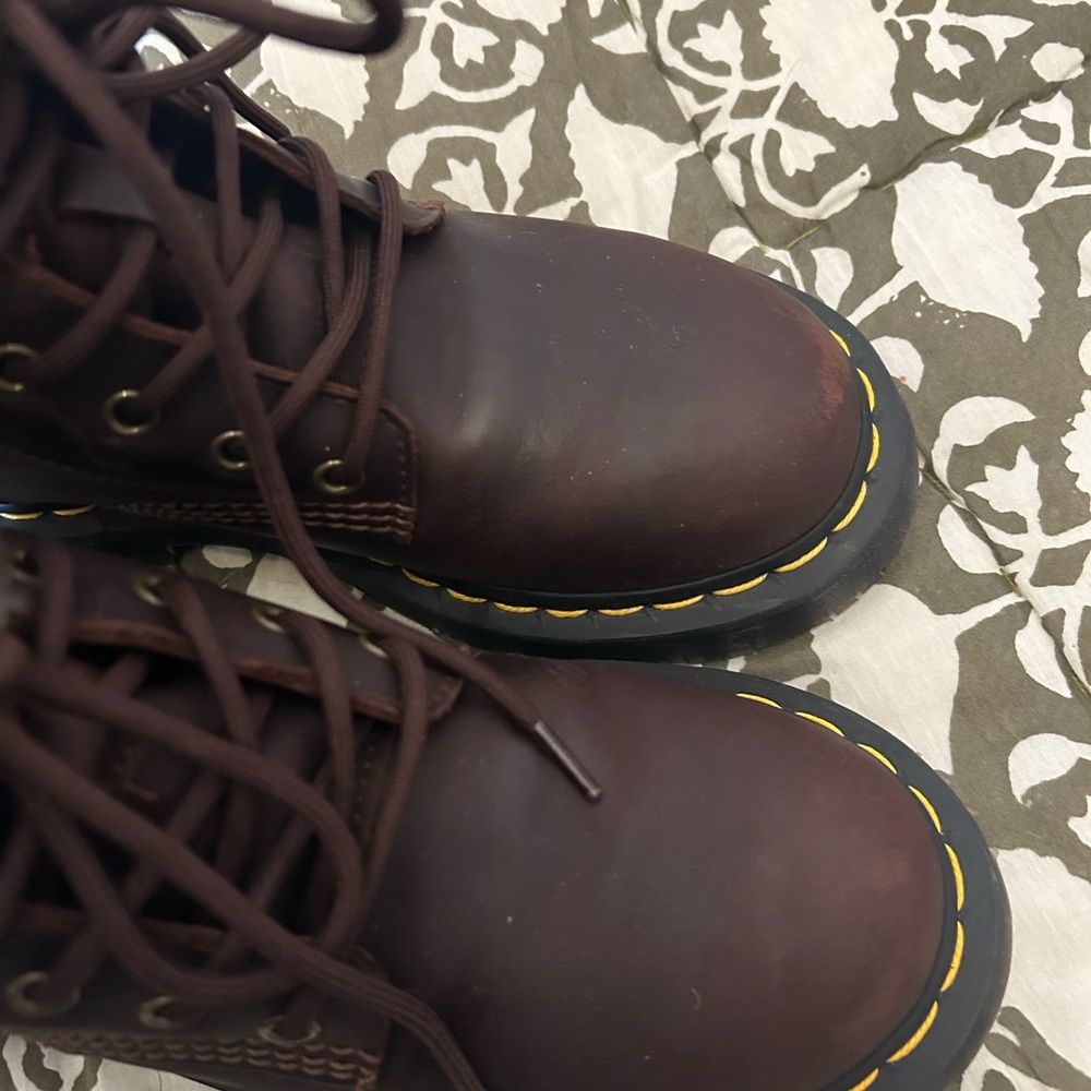 Dr. Martens Dark Brown Lace Up Boots